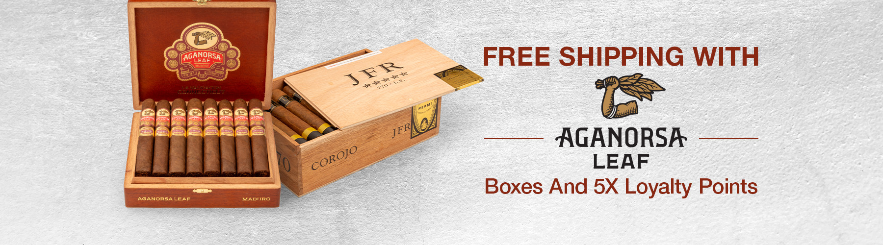 Free Shipping with Agornsa Leaf boxes or 5-packs
& 5X Loyalty Points