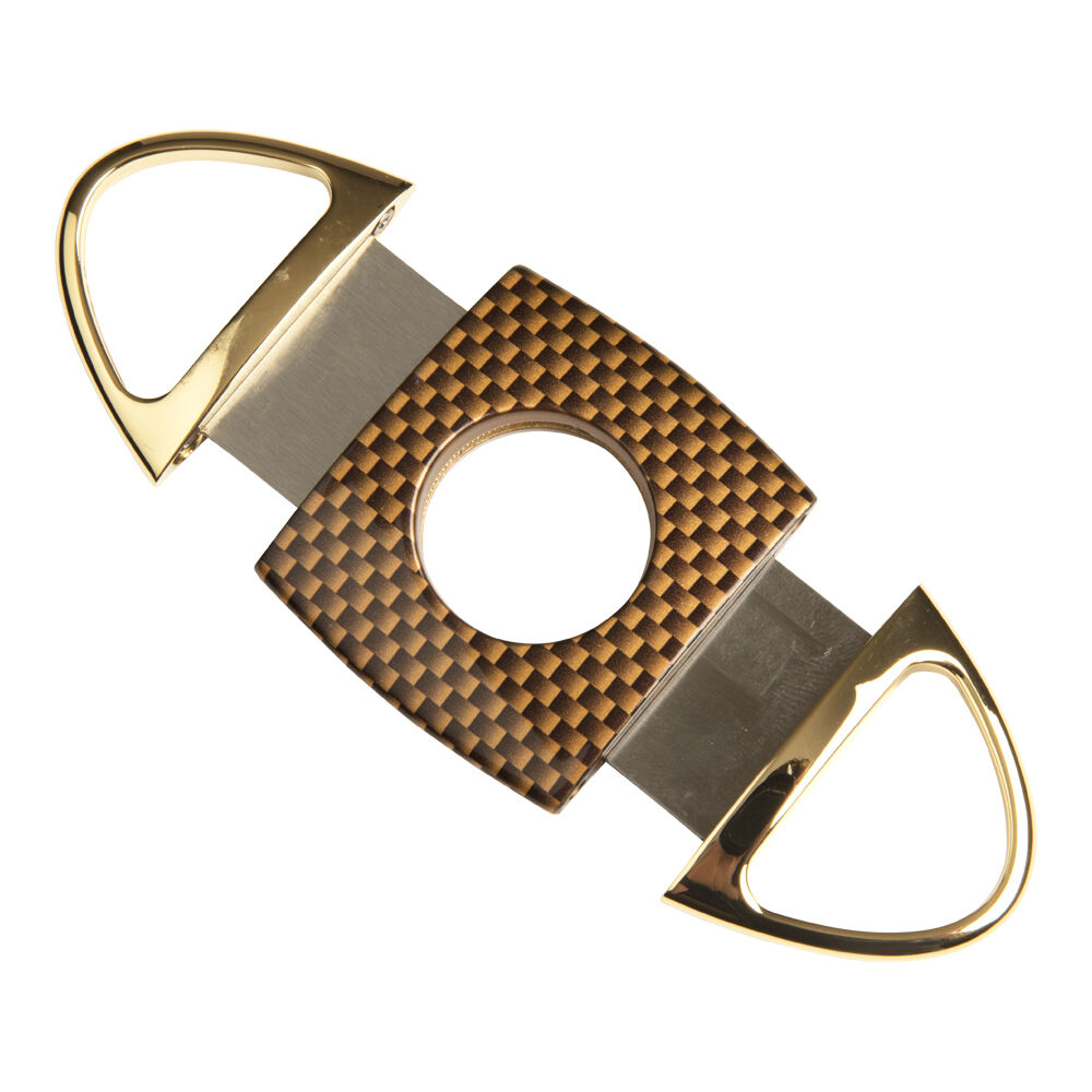 Jaws Gold & Carbon Fiber Serrated Cutter, , cigars