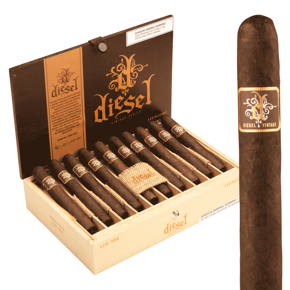 Diesel Vintage Series Toro San Andrés Mexican Nicaragua Box of