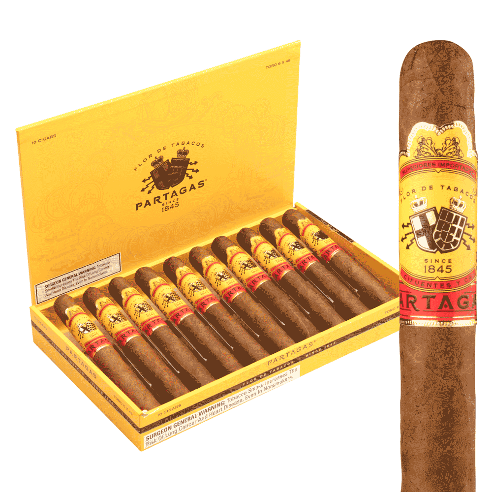 Partagas Toro Cameroon Dominican Republic Box of 10