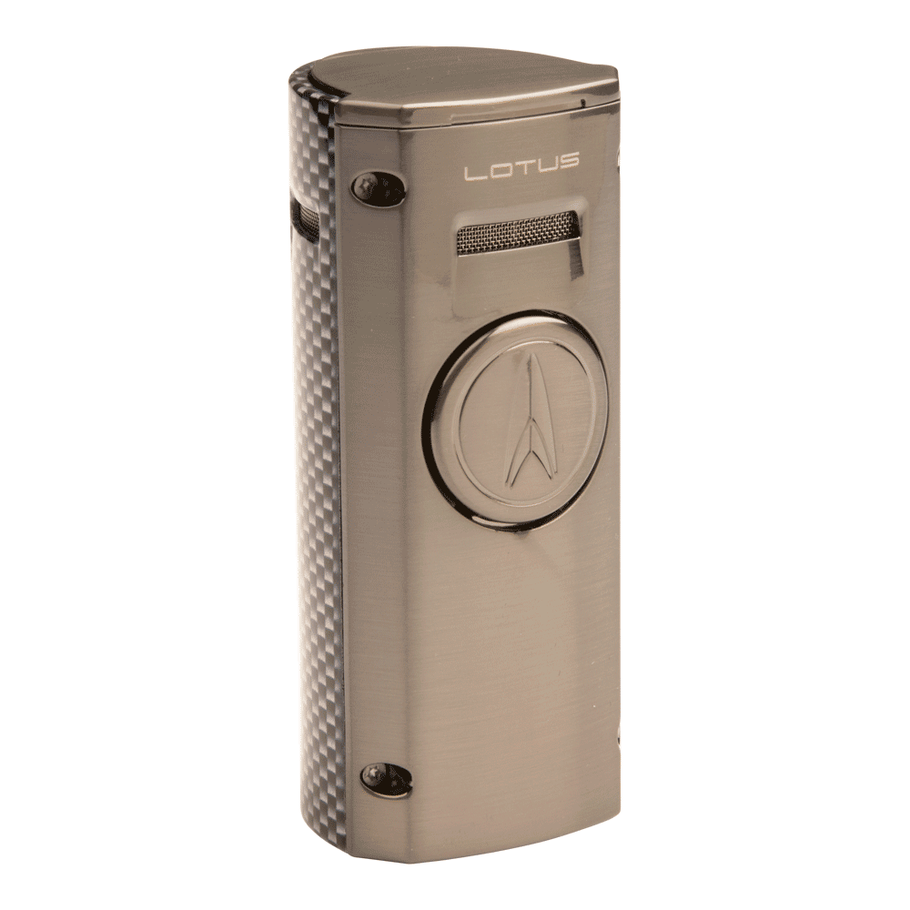 Minister Table Lighter Gunmetal and Silver, , cigars