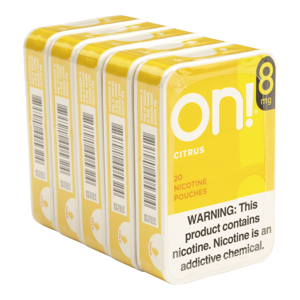 Citrus 8MG Nicotine Pouches, , cigars