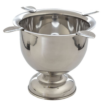Stainless Steel 4 Stirrup Tall Stinky Ashtray, , cigars