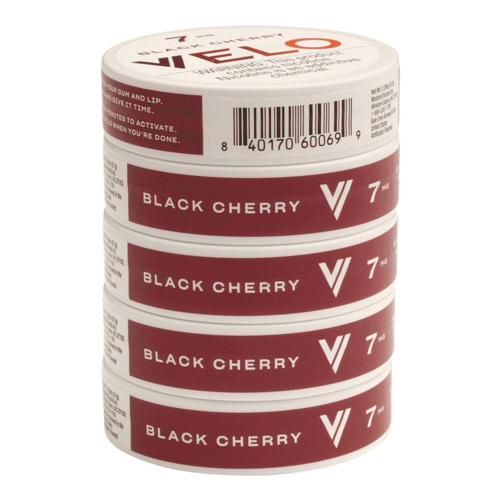 Black Cherry 7MG Nicotine Pouches, , cigars