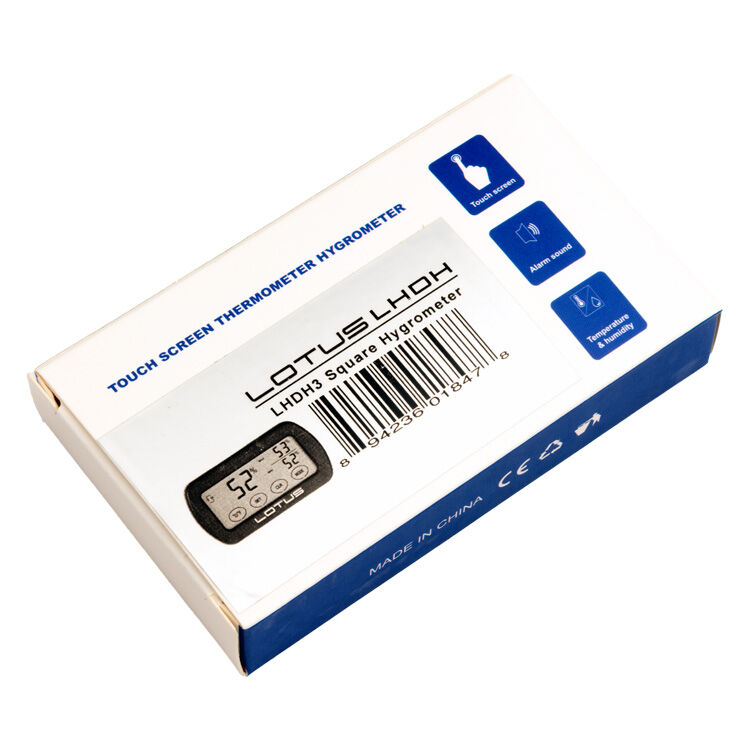 Lotus Digital Rectangular Hygrometer, , cigars