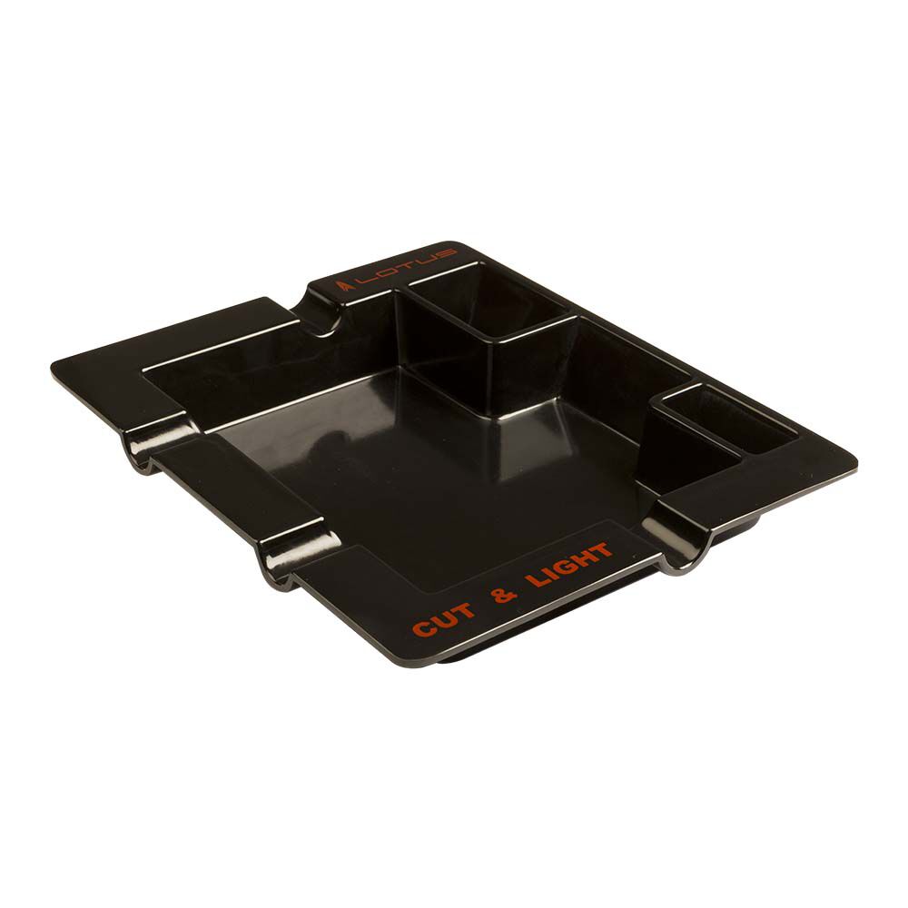Lotus Ashtray and Cutter and Lighter Station, , cigars