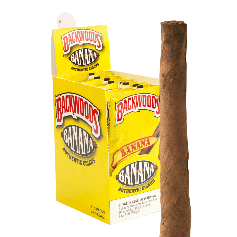 Backwoods Cigars Banana Robusto Broadleaf Box of 20