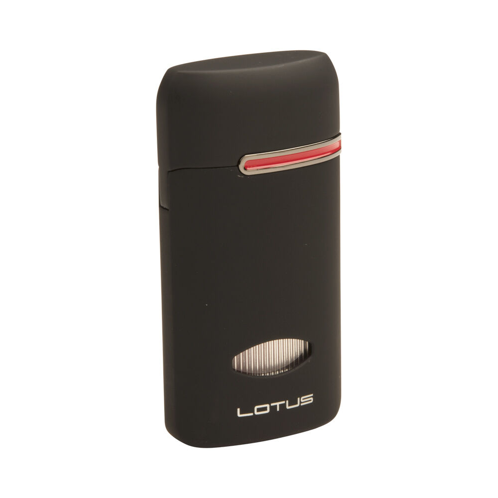 Black Rubberized Triple Torch, , cigars