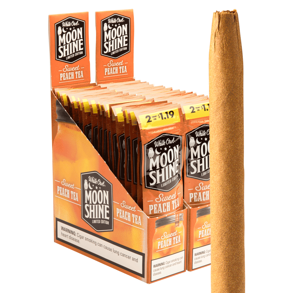 moonshine tobacco Tennessee Chew  | Products White Owl Cigars Sweet Peach
