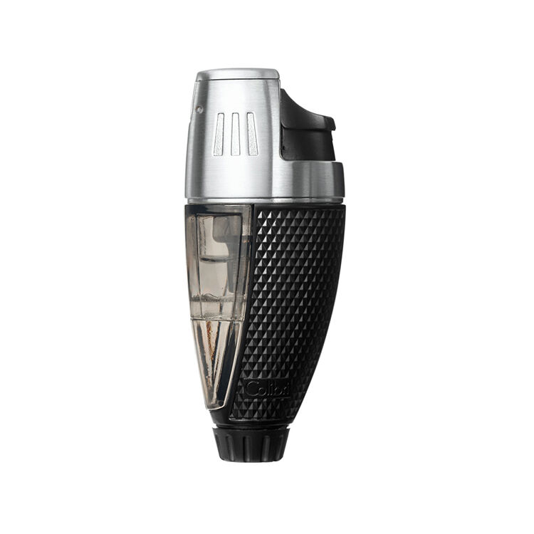 Talon Single Jet Lighter Black and Chrome, , cigars