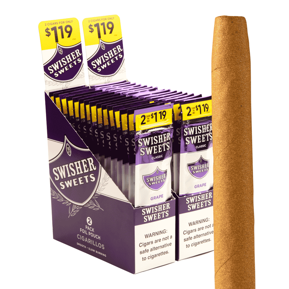 sweet grape tobacco sticks Swisher Sweets Cigarillos Grape