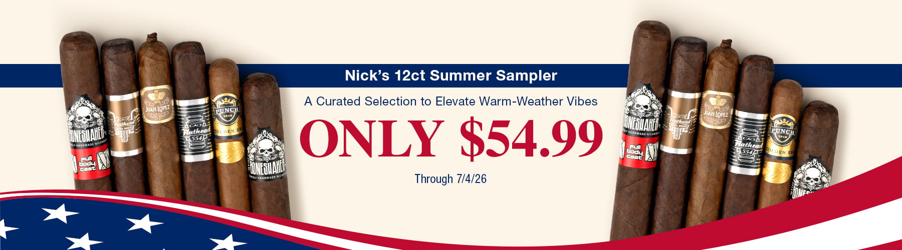 12CT Nicks Summer Sampler - $54.99