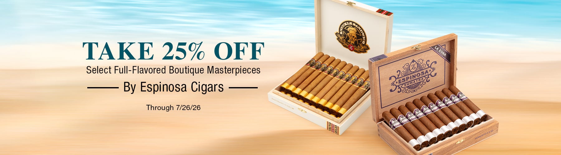 25% off Espinosa