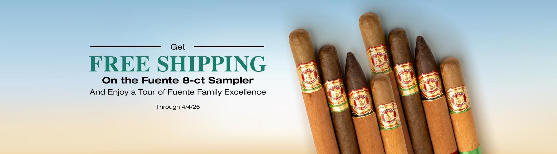 Fuente 8ct Sampler - Free Shipping