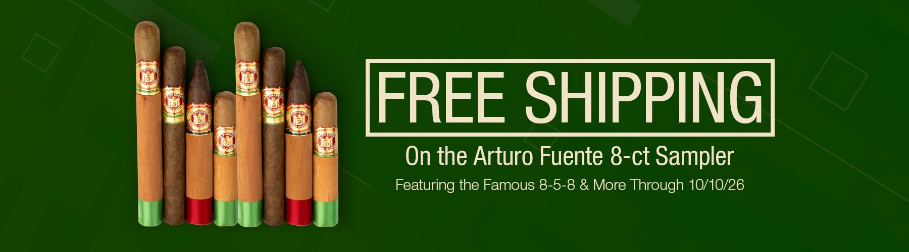 8ct Fuente Sampler - Free Shipping
