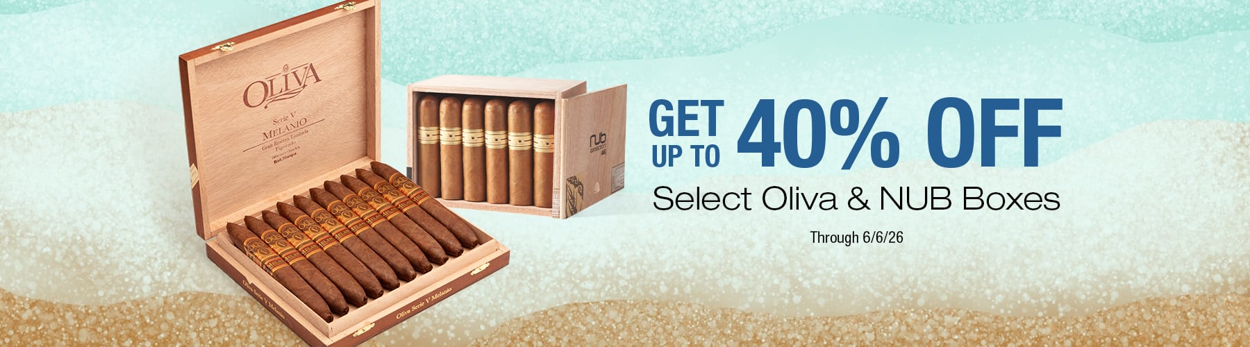 Oliva & NUB up to 40% off