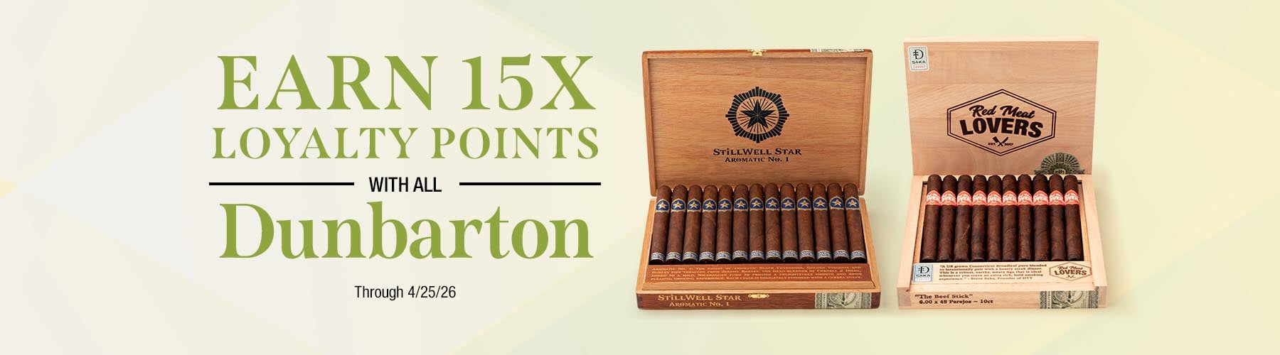 15X Loyalty Points on Dunbarton