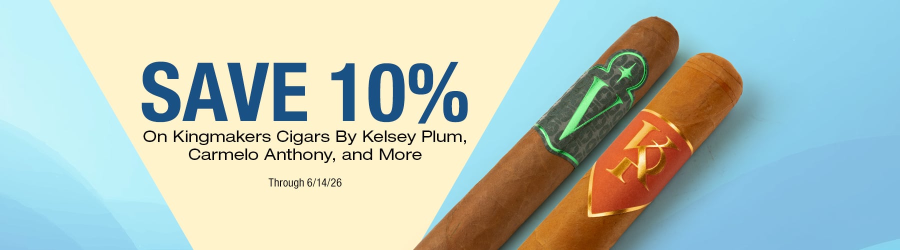 10% off Kingmakers Cigars