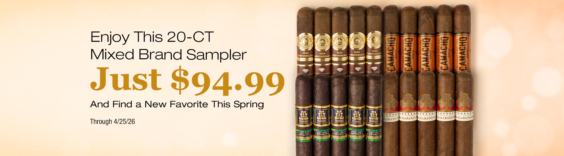 20CT Mixed Brand Sampler - $94.99