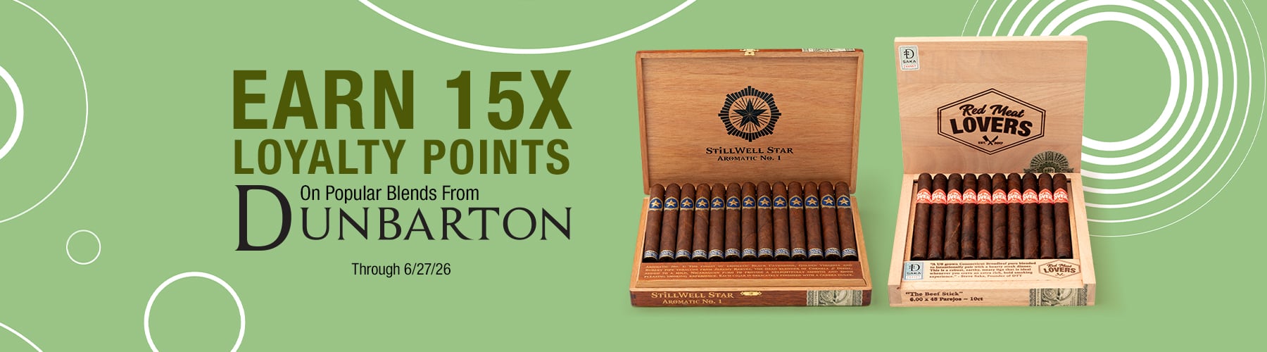 Dunbarton 15X Loyalty Points