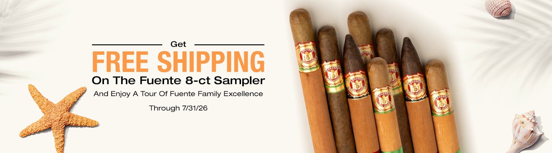 8ct Fuente Sampler - Free Shipping