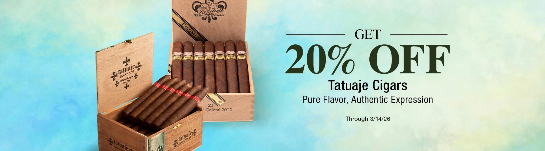 Tatuaje 20% off