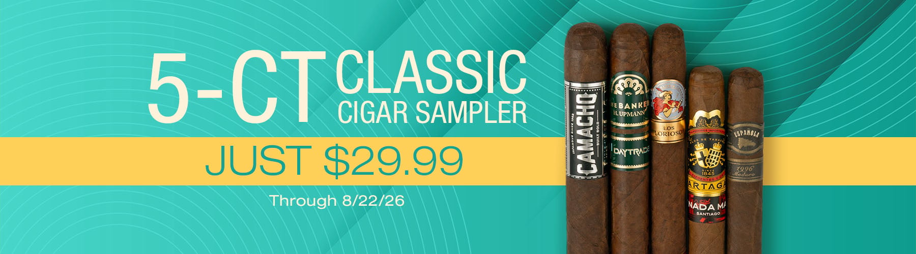 5 Cigar Classic Sampler - $29.99