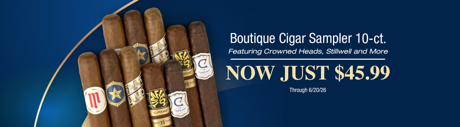 Boutique 10 Cigar Sampler - $45.99
