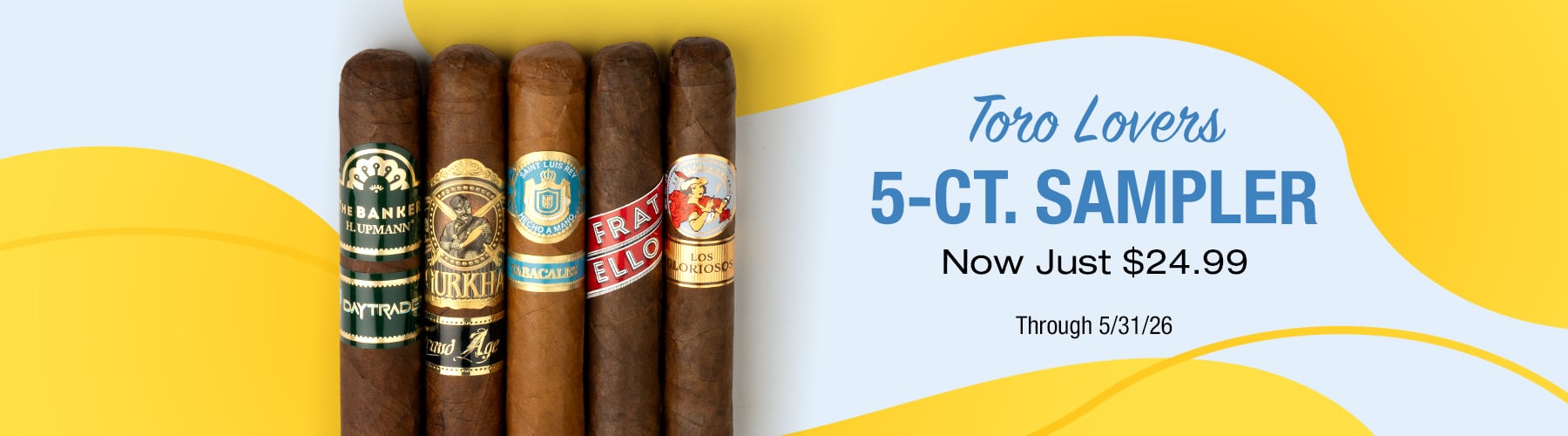 Toro Lovers 5CT Sampler - $24.99