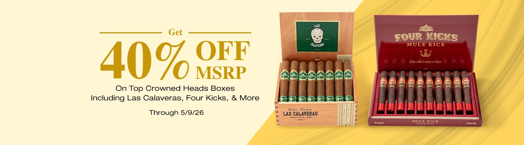 Crowned Heads - 40% off MSRP