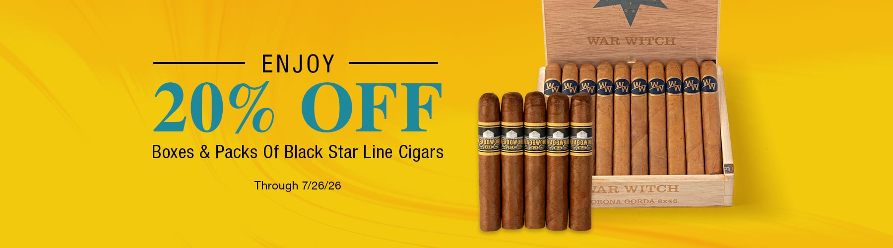 Black Star Line Boxes & Packs 20% off