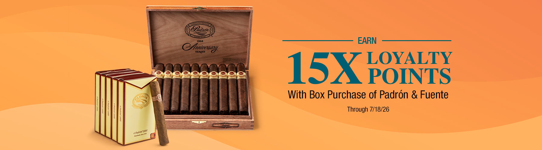 Padron, Fuente 15X Loyalty Points