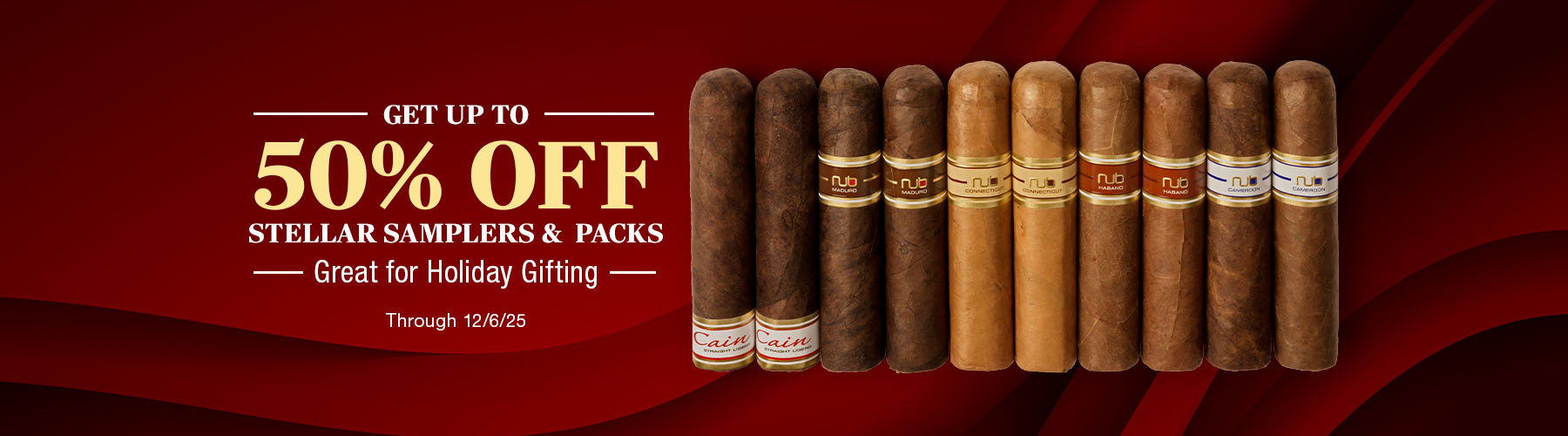 Packs & Samplers up to 50% off