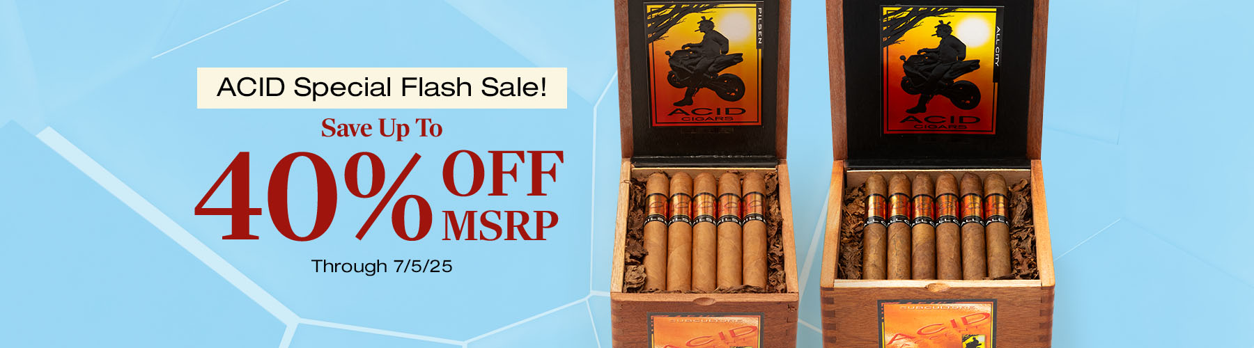 ACID Special - up to 40% off