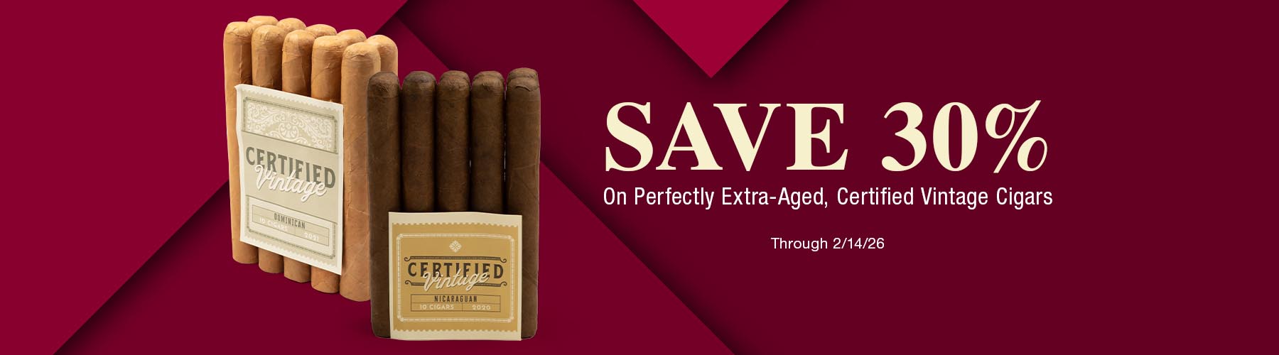 Certified Vintage - 30% off