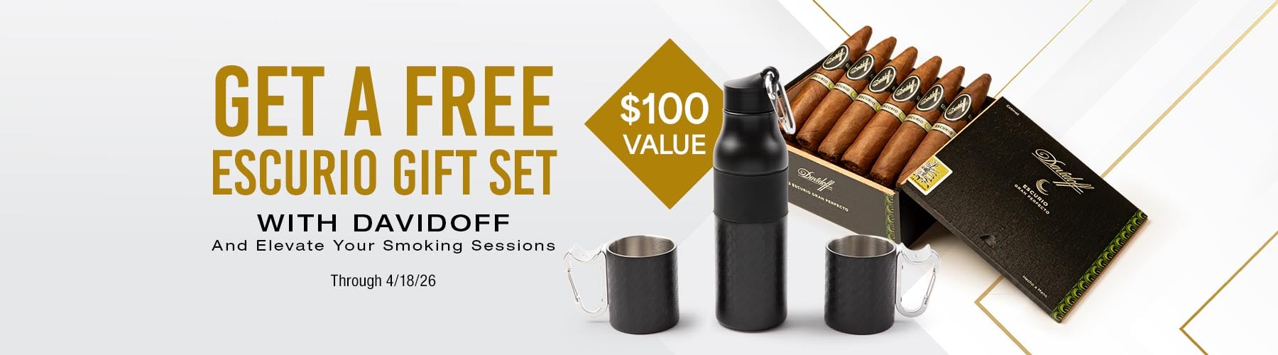 Buy Davidoff and receive a free Escurio Gift Set