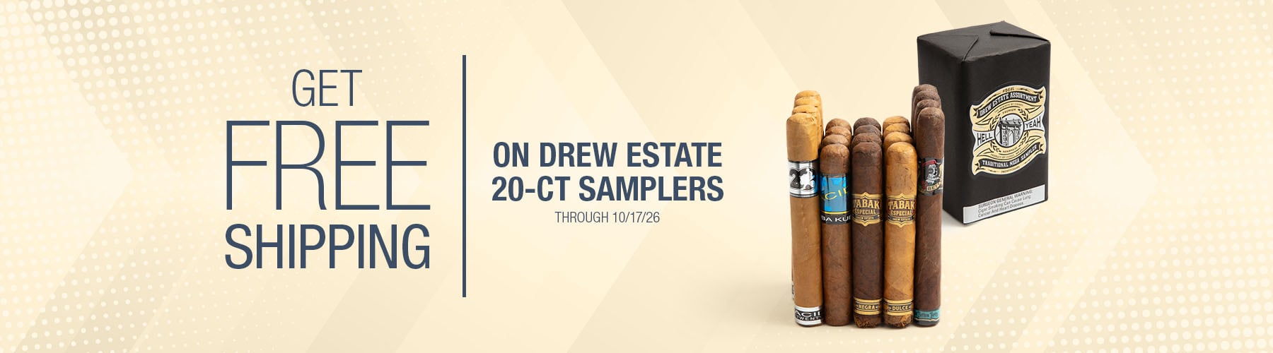 Drew Estate 20ct Samplers - Free Shipping