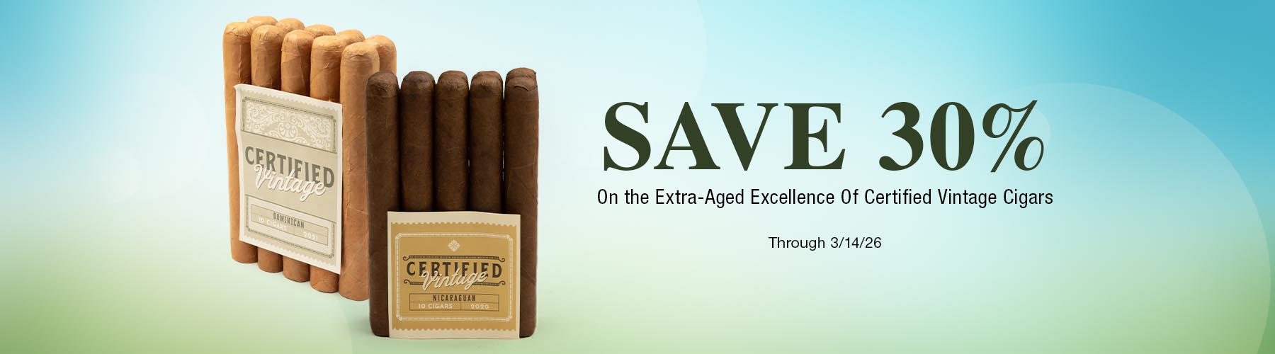 30% off Certified Vintage