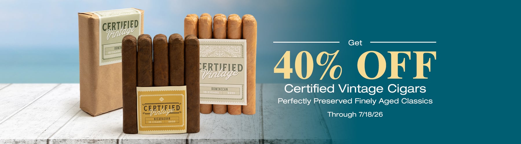 40% off Certified Vintage