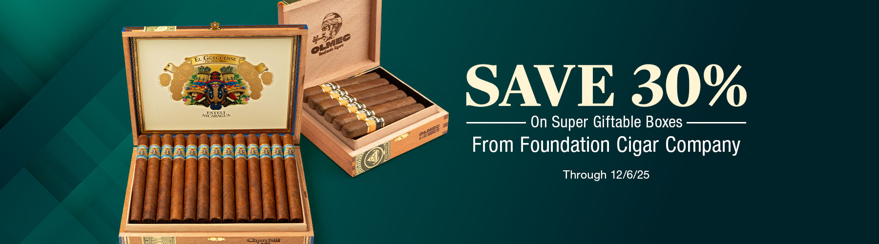 Foundation boxes up to 30% off