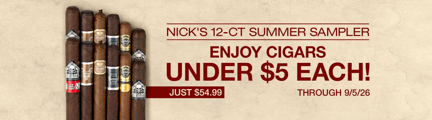 12CT Nicks Summer Sampler - $54.99