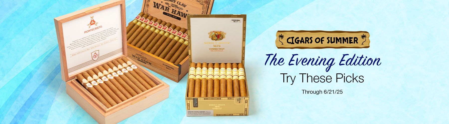 Cigars for Summer (good long smokes for summer nights - churchills)