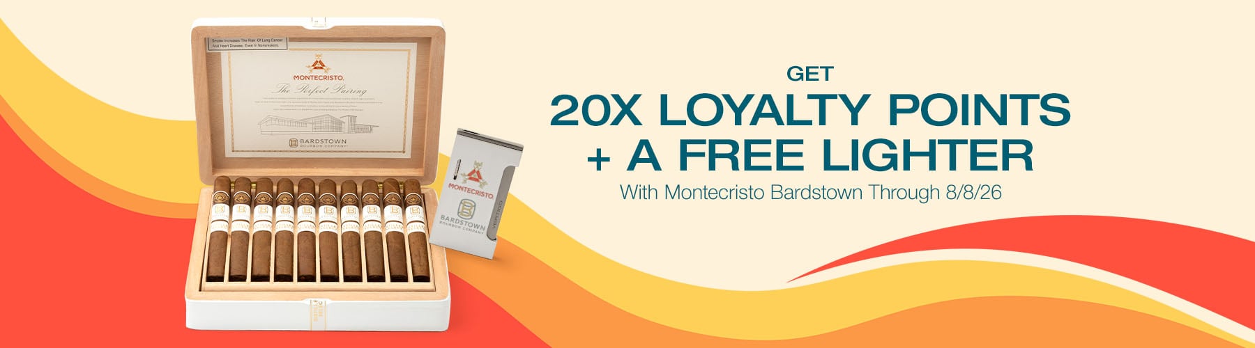 Montecristo Bardstown - 20x Loyalty + Free Lighter