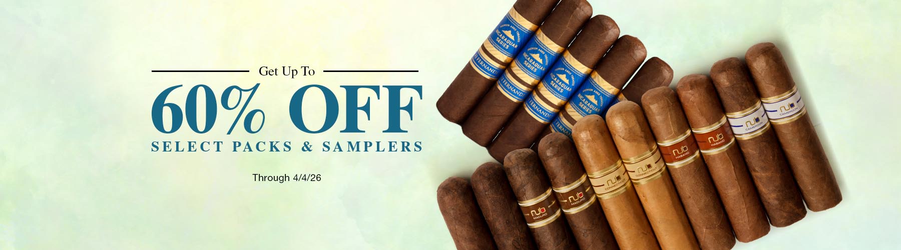Packs & Samplers up to 60% off