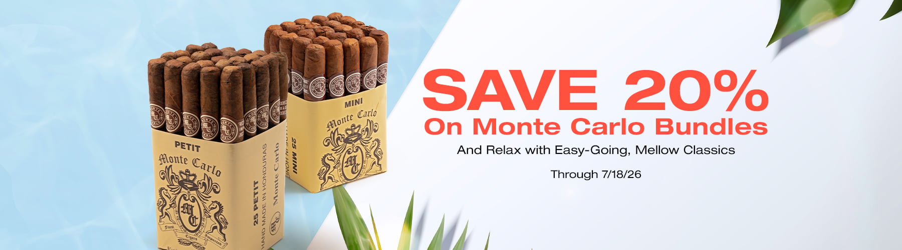20% off Monte Carlo Bundles