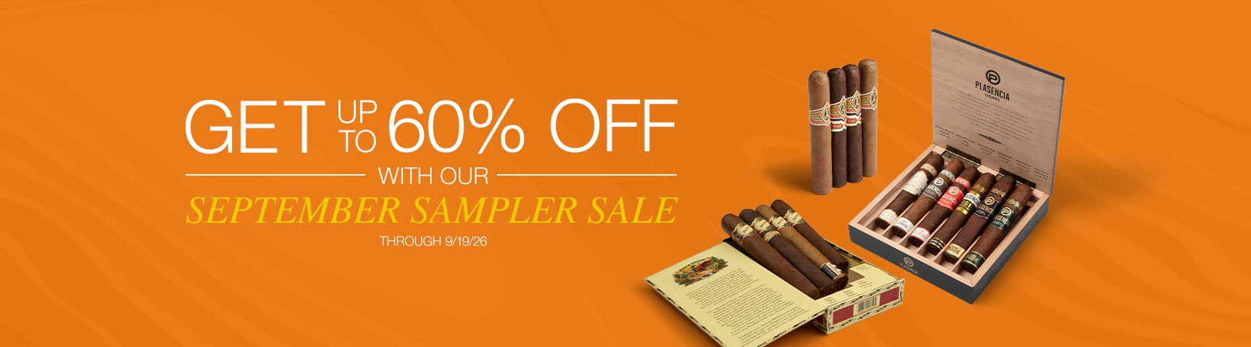 Sampler Sale - Up to 60% off