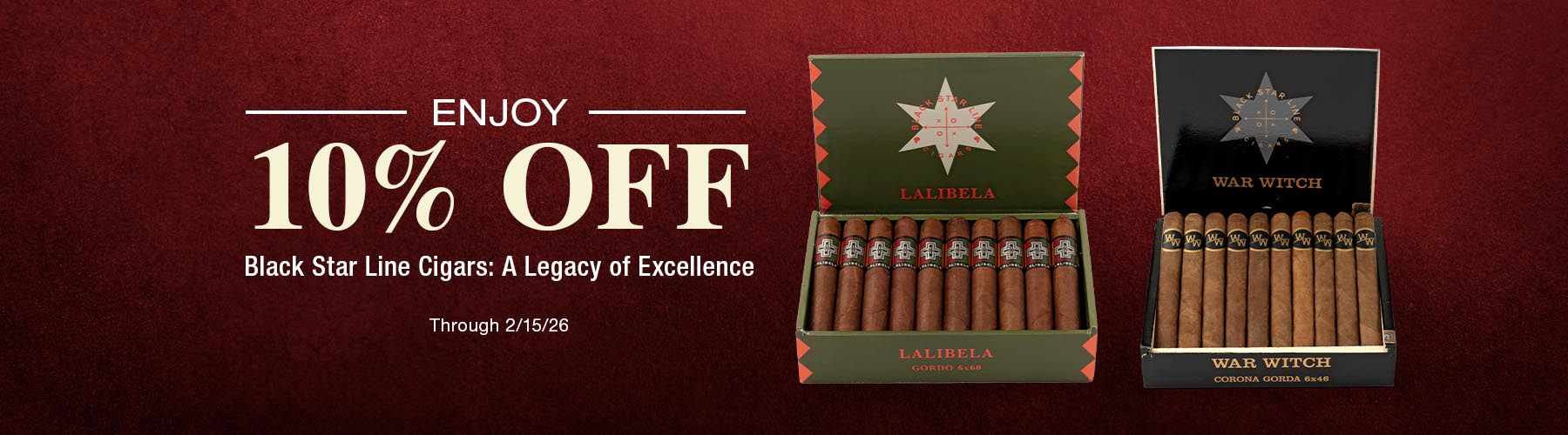 10% off Black Star Line