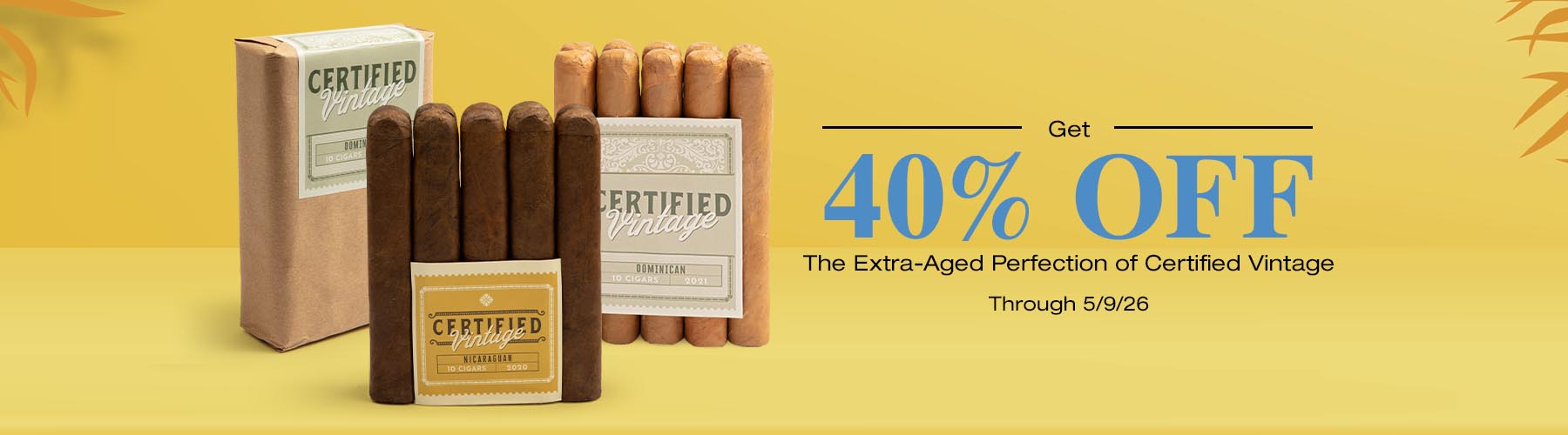 40% off Certified Vintage