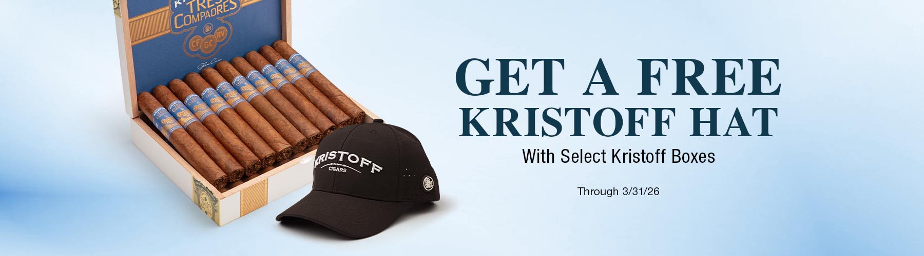 Buy a box of Kristoff receive a free Hat