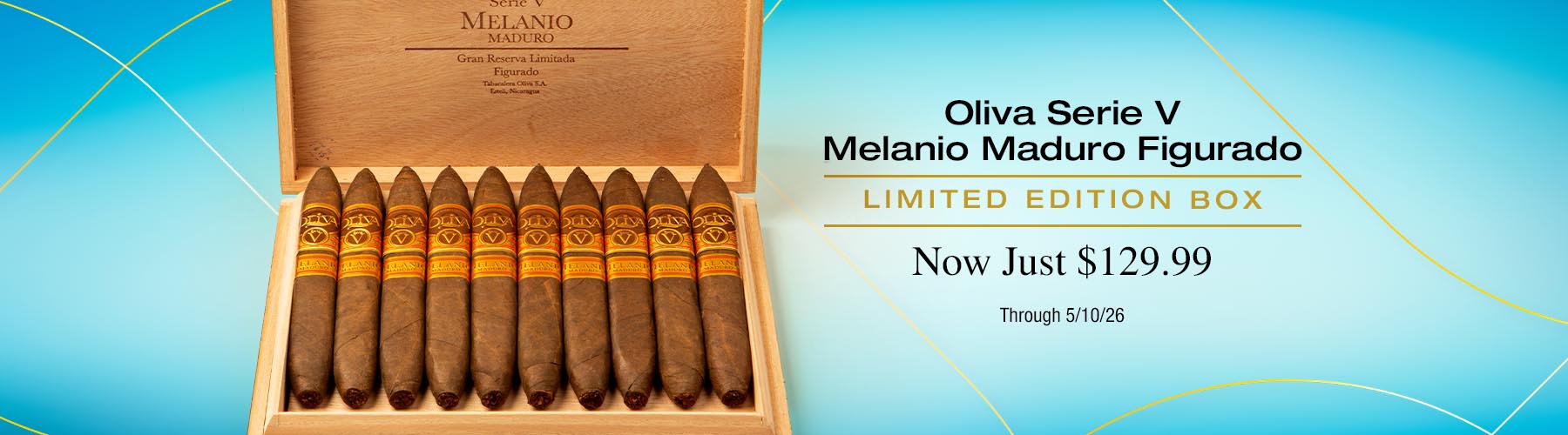 Oliva Serie V Melanio Maduro Figurado Limited Edition - $129.99